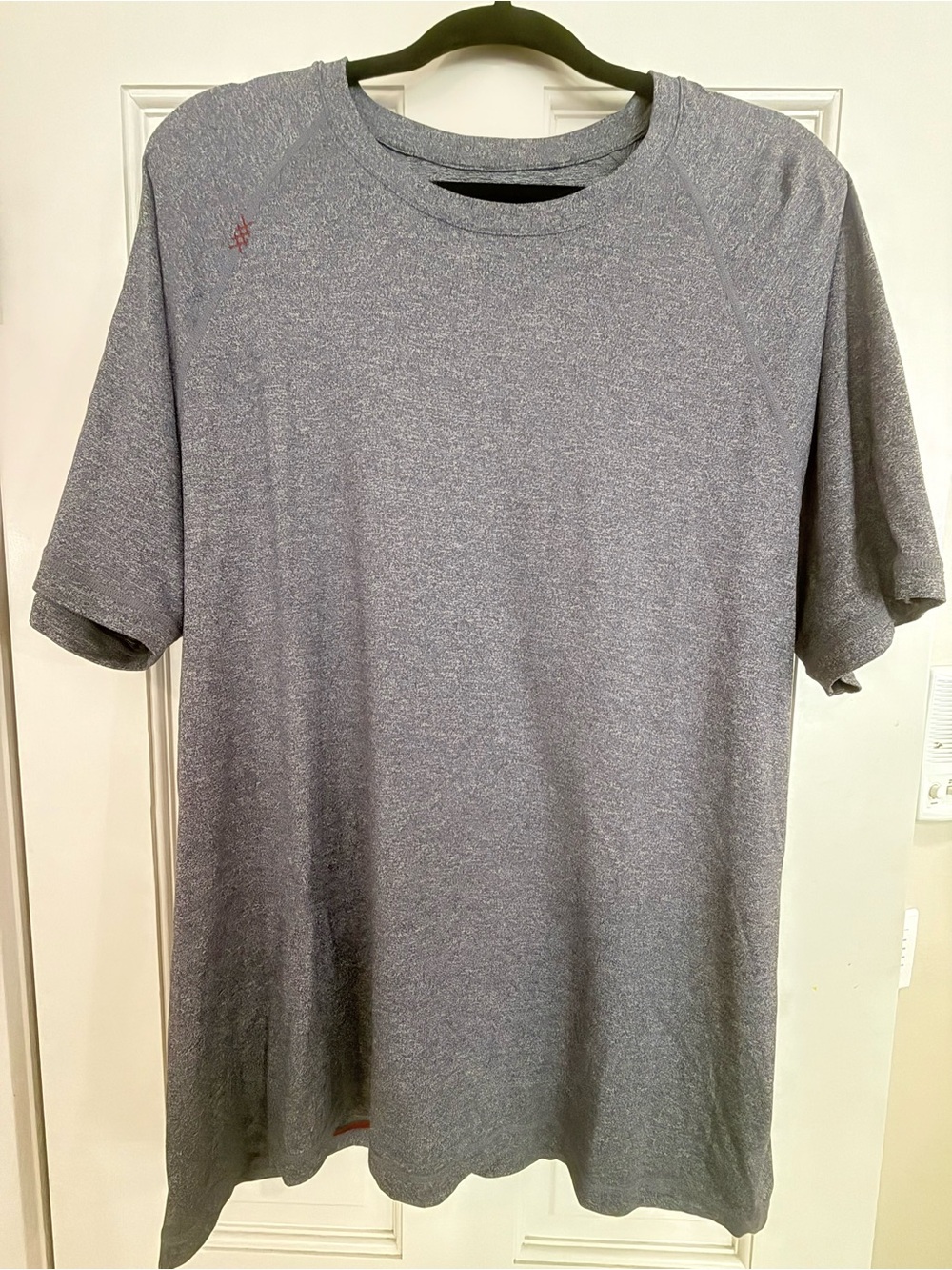 Rhone Men's Performance Heather Gray Short-Sleeve Shirt